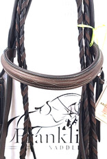 ADT Tack ADT Tack Stealth Tribute Hunter Bridle w/ Raised Fancy Laced Reins