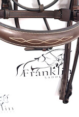 ADT Tack ADT Tack Stealth Tribute Hunter Bridle w/ Raised Fancy Laced Reins
