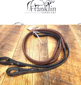 Camelot Camelot Rubber Reins Pony Brown