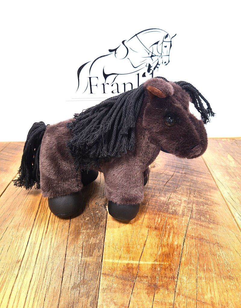 LeMieux Toy Pony Saddle – Brown Leather, Soft Toy Accessory, EAN 5056252371547