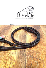 Tory Leather Tory Laced Reins With Stud Hooks Oakbark Pony
