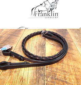 Tory Leather Tory Laced Reins With Stud Hooks Oakbark Pony