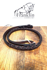 Tory Leather Tory Laced Reins With Stud Hooks Oakbark Pony
