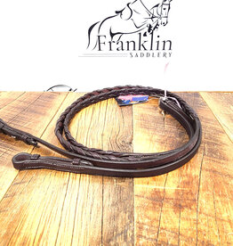 Ovation Ovation Elite Laced Reins Dark Brown Pony