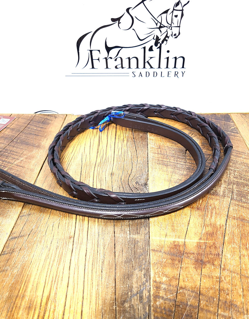 Black Oak Black Oak 5/8" Fancy Stitched Laced Reins Full