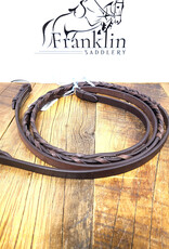 Pessoa Pro Plain Laced Reins Dark Brown Horse