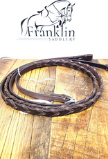 Pessoa Pro Plain Laced Reins Dark Brown Horse