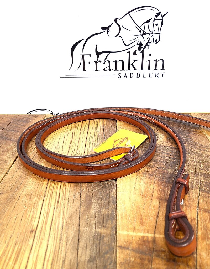 Edgewood Edgewood Fancy-Stitched Raised Pelham Reins 1/2" Horse
