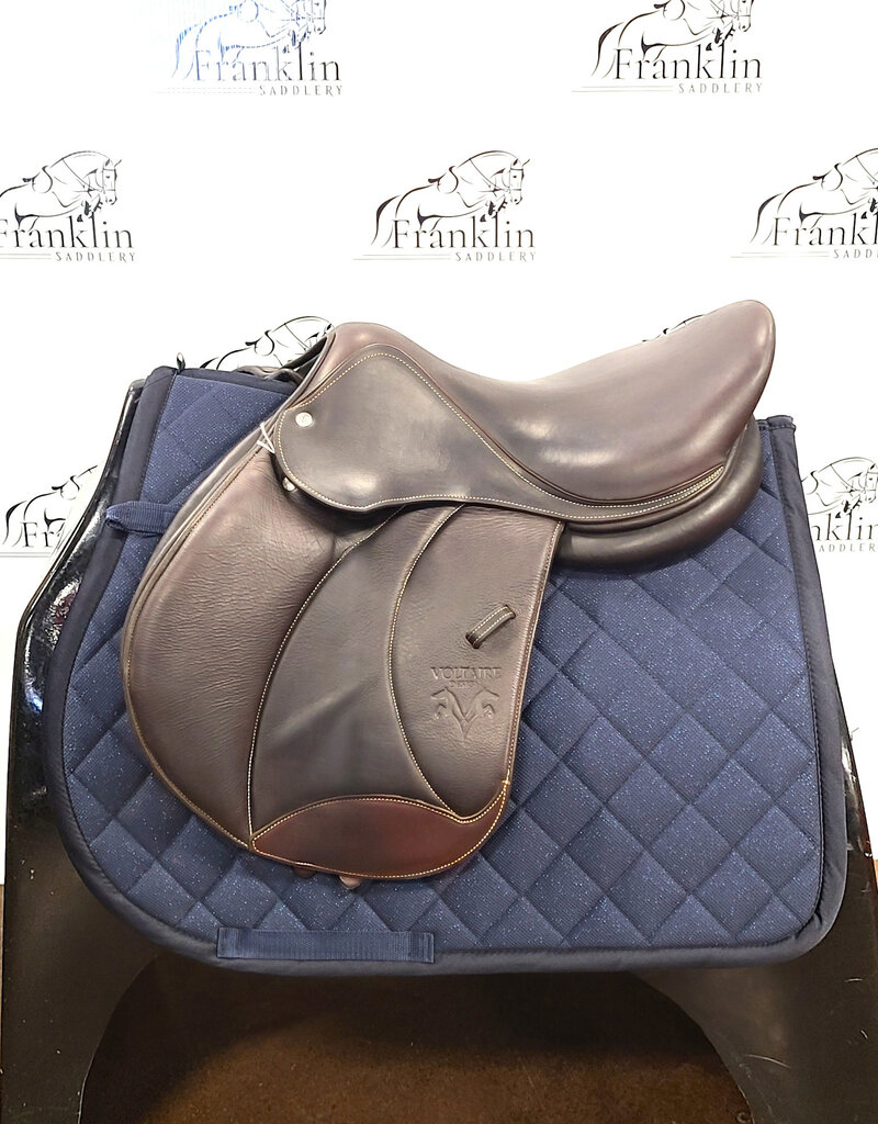 Voltaire Stuttgart Jumping Saddle 17" Seat Consignment #855