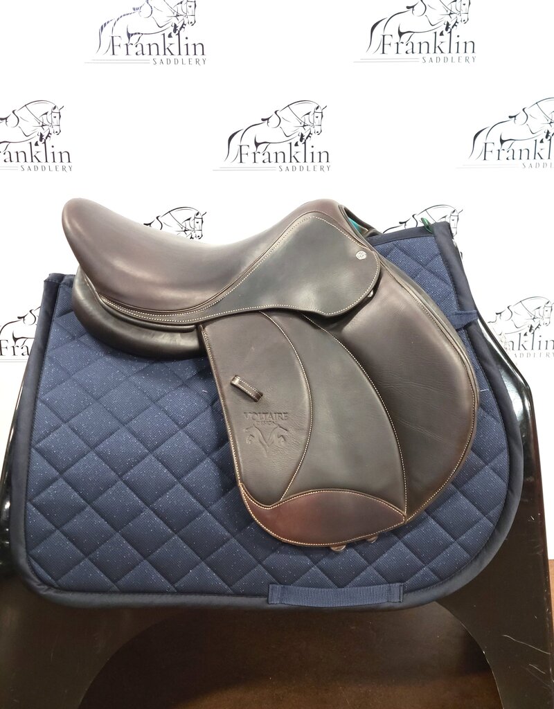 Voltaire Stuttgart Jumping Saddle 17" Seat Consignment #855