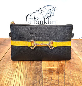 Tucker Tweed Equestrian Tucker Tweed Wellington Wristlet Black/Gold