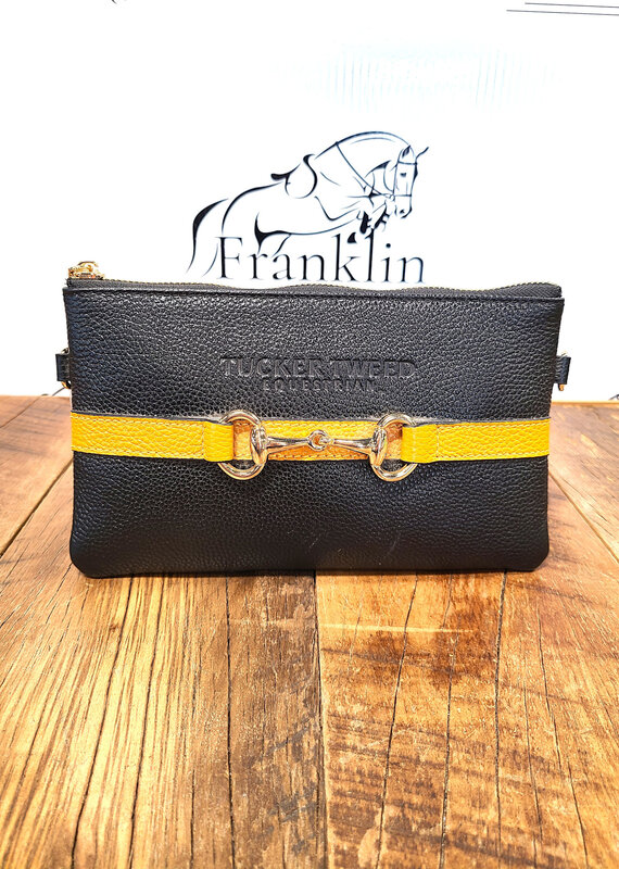 Tucker Tweed Equestrian Tucker Tweed Wellington Wristlet Black/Gold