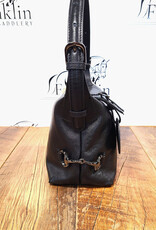 Tucker Tweed Equestrian Tucker Tweed Bethany Bit Bag Black Leather