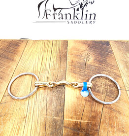 Toklat Toklat Cyprium Quarter Moon Loose Ring Snaffle Bit 5"