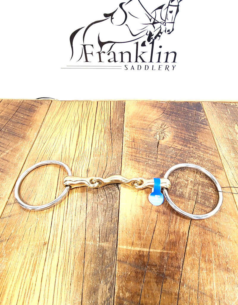 Toklat Toklat Cyprium Quarter Moon Loose Ring Snaffle Bit 5"