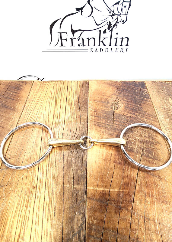 Jump In Jump In Loose Ring French Link Bit with Central Ring 125mm/5"