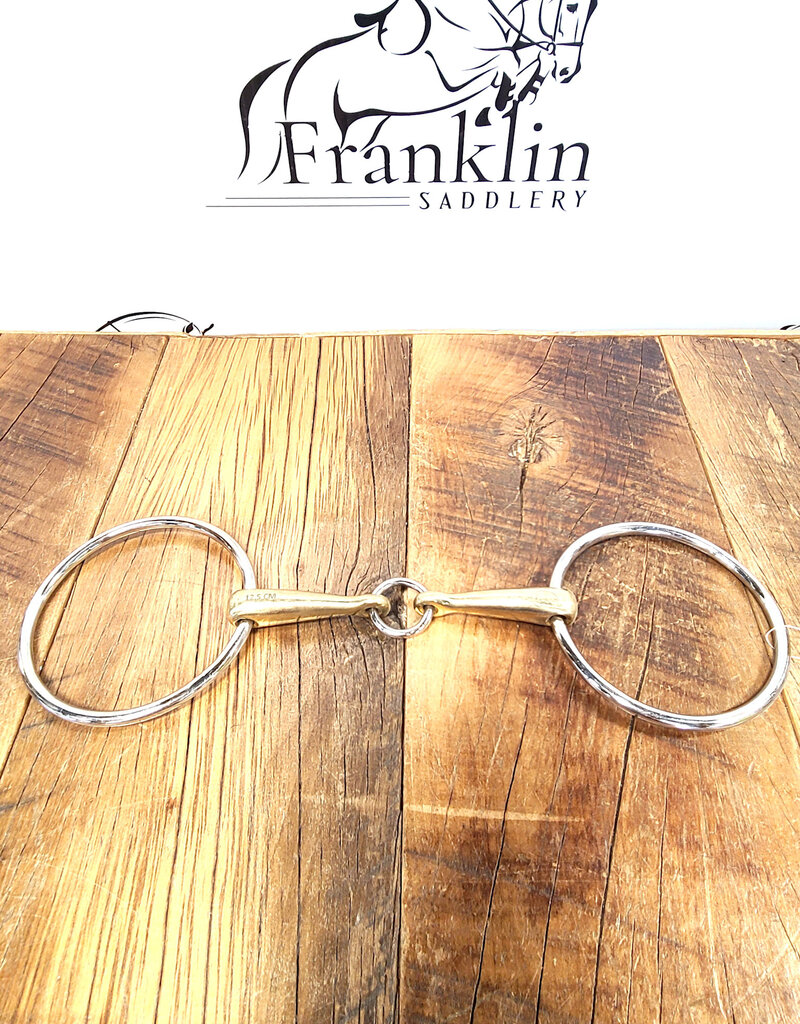 Jump In Jump In Loose Ring French Link Bit with Central Ring 125mm/5"