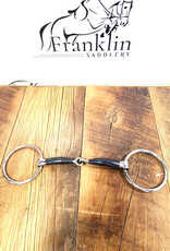 Centaur Centaur Blue Steel Med Jointed Loose Ring Snaffle Bit