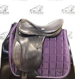 Euro-Riding Saphir Dressage Saddle 18" Seat Consignment #857