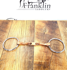 Jake Adams Equestrian Jake Adams Equestrian Twisted Copper Loose Ring Bit w/ Dr. Bristol Link