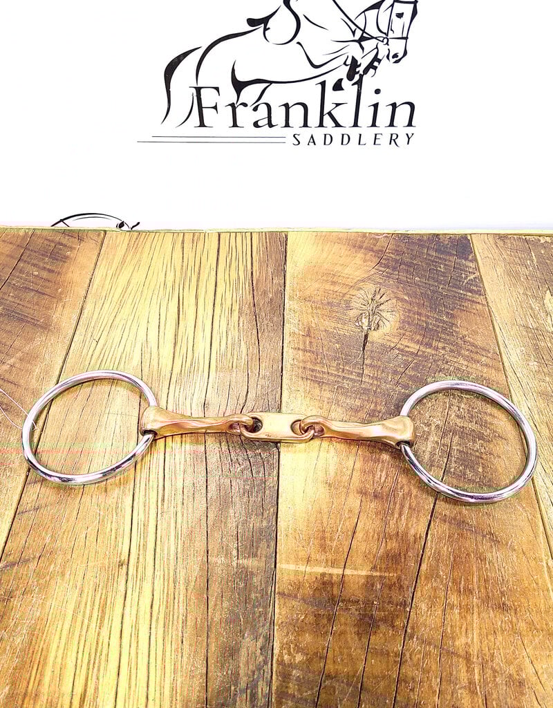 Jake Adams Equestrian Jake Adams Equestrian Twisted Copper Loose Ring Bit w/ Dr. Bristol Link