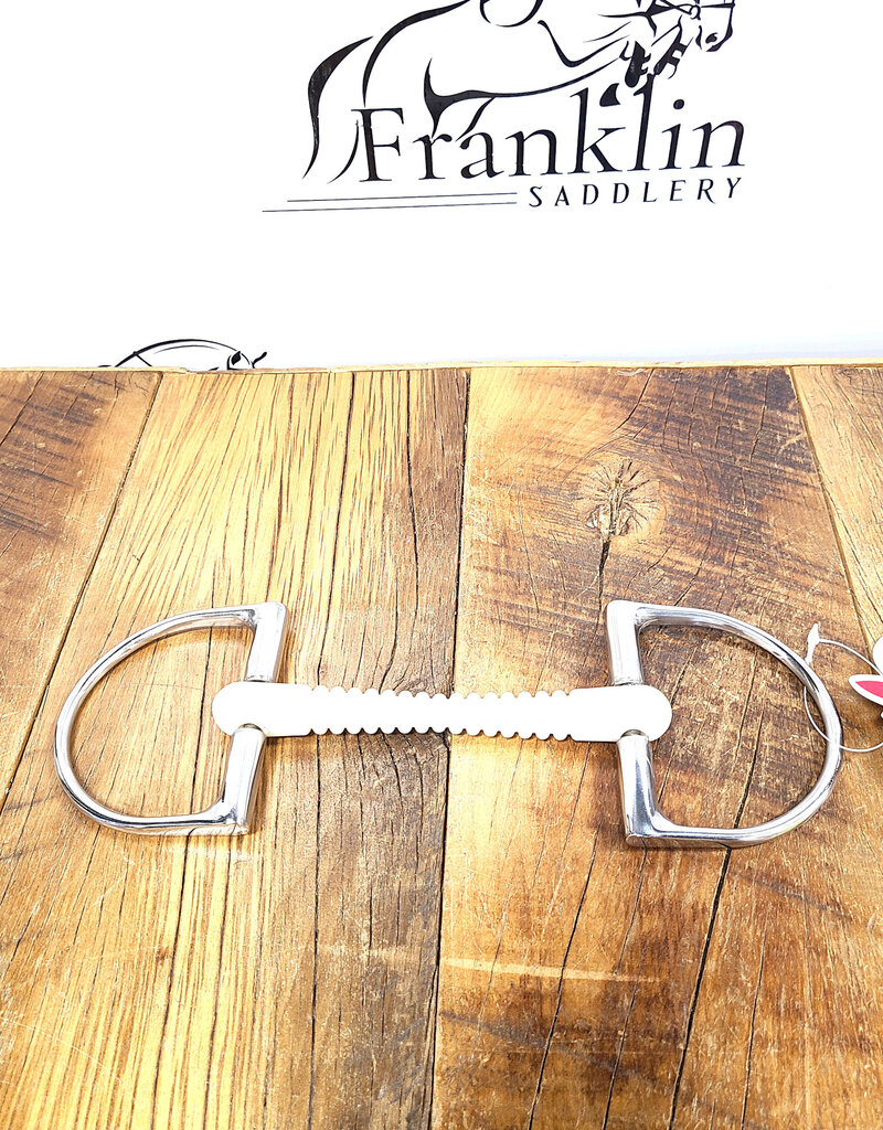 Happy Mouth Bit Happy Mouth Mullen Ribbed Pro King Dee Ring Bit 5"