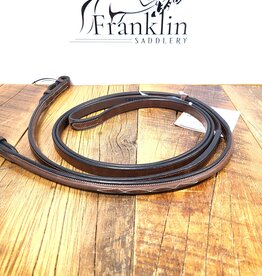 ADT Tack ADT Tack Imperial Raised Fancy Curb Reins Brown