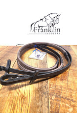 ThinLine Thinline English Reins w/ Stud Hooks Dark Brown 54"