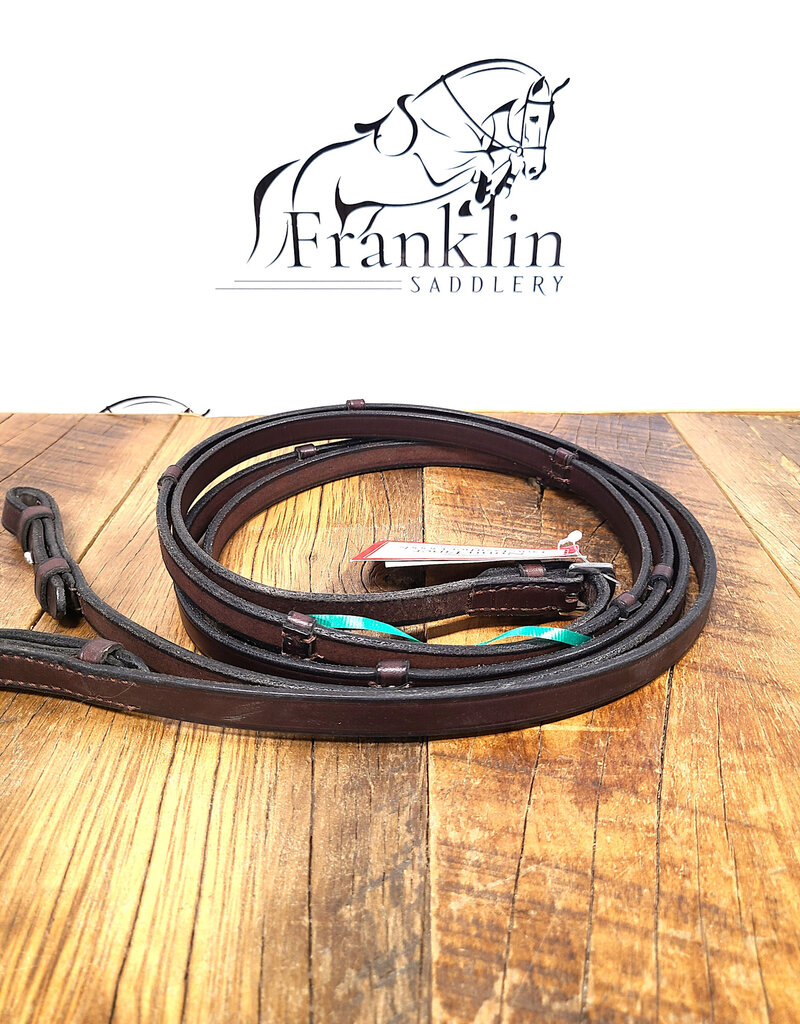 Nunn Finer Nunn Finer Leather Reins With Hand Stops