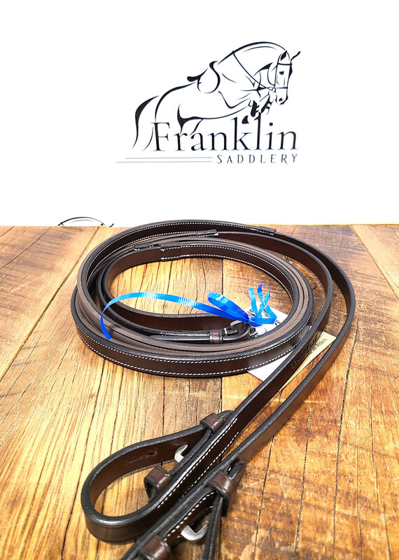 ThinLine Thinline Leather Lined English Reins Brown 54"