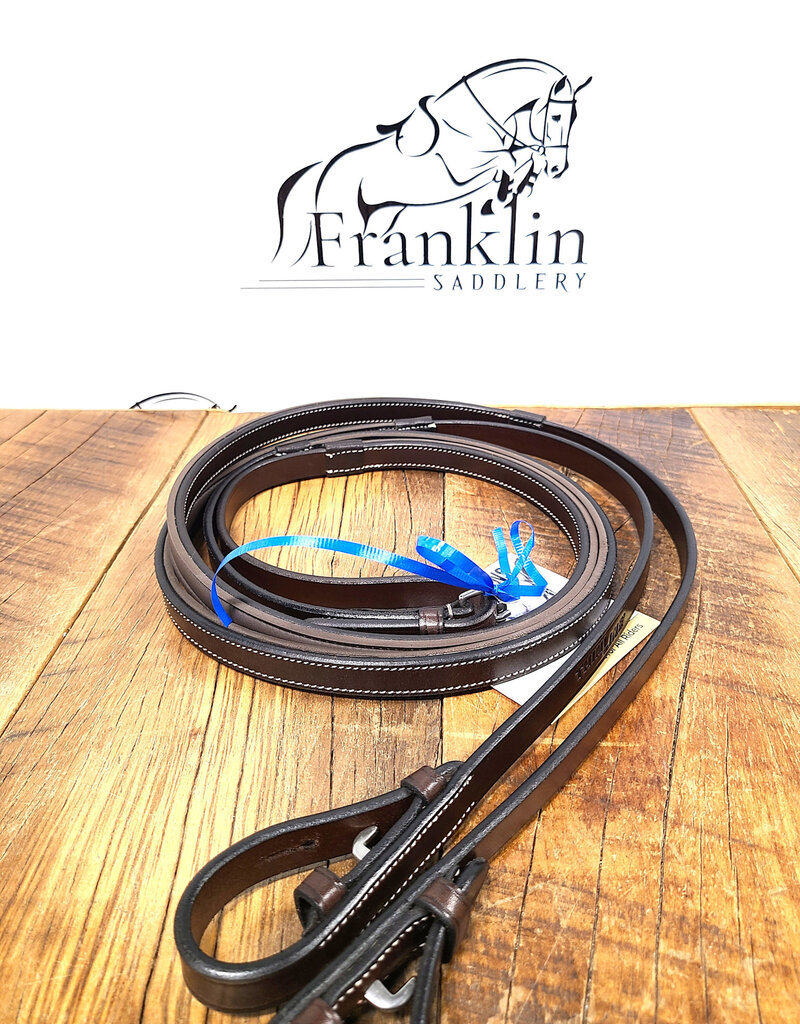 ThinLine Thinline Leather Lined English Reins Brown 54"