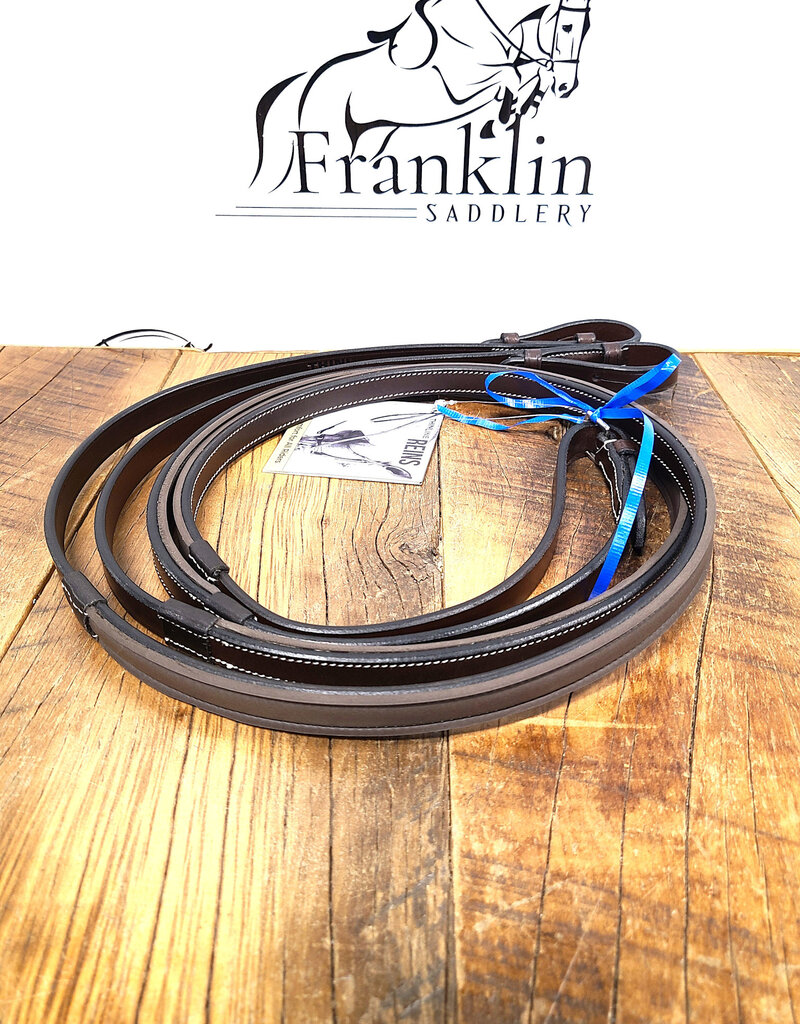 ThinLine Thinline Leather Lined English Reins Brown 54"