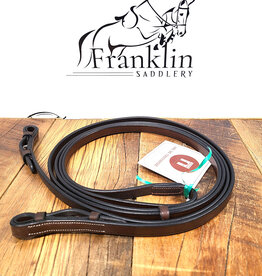 ADT ADT Tack Plain Curb Reins Brown X-Long