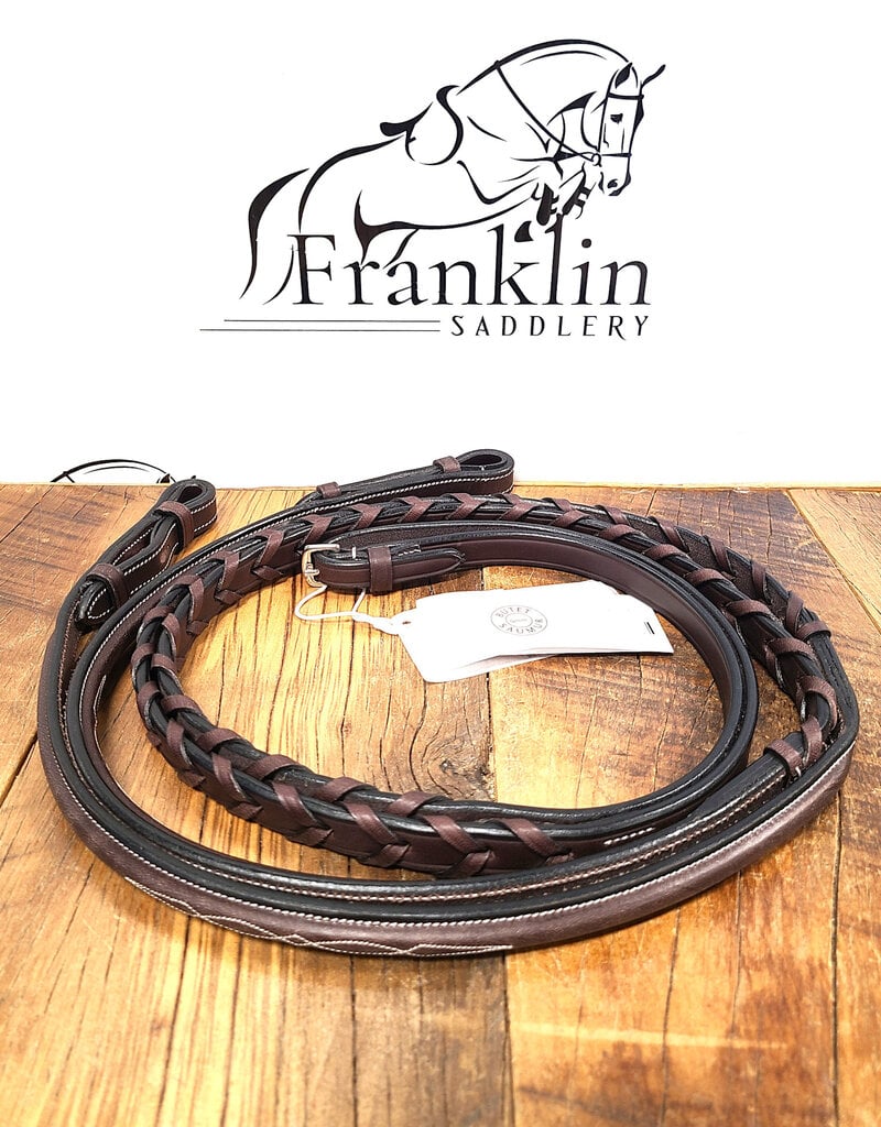 Butet New Butet Hunter Laced Reins 16mm Cachou