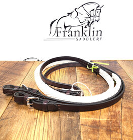 Nunn Finer Nunn Finer Soft Grip  White Rubber Reins Oversized