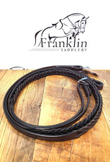 Tory Leather Tory Leather Braided Reins Havana 60"
