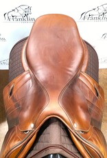 Butet Used Butet Premium Integrated M 17" Seat 2.25 Flap Standard Tree Gold Saddle #864