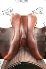 Butet Used Butet Premium Integrated M 17" Seat 2.25 Flap Standard Tree Gold Saddle #864