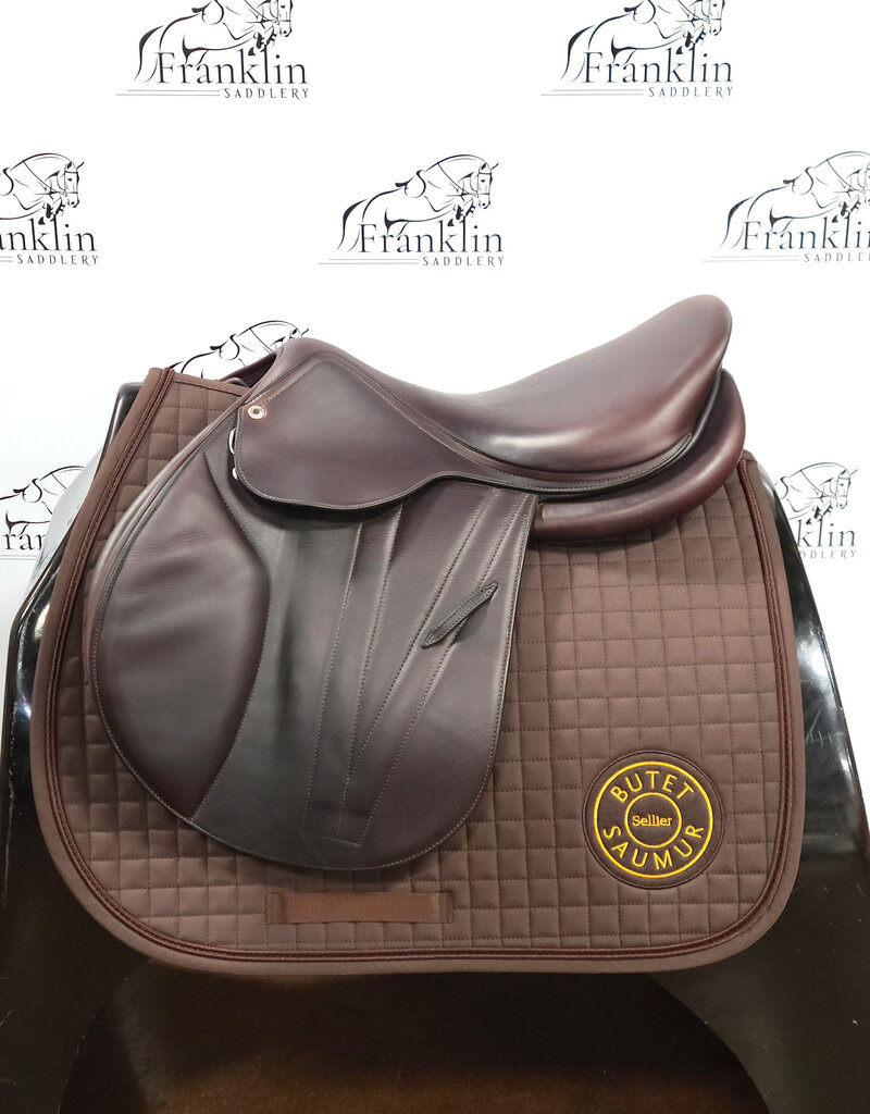 Butet Used 2023 Premium Integrated Butet M 17" Seat 2.25 Flap Wide Tree Cachou Saddle