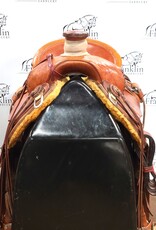 Custom Lucky P Western Ranch Saddle 16" Seat Consignment #866