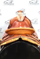 Custom Lucky P Western Ranch Saddle 16" Seat Consignment #866