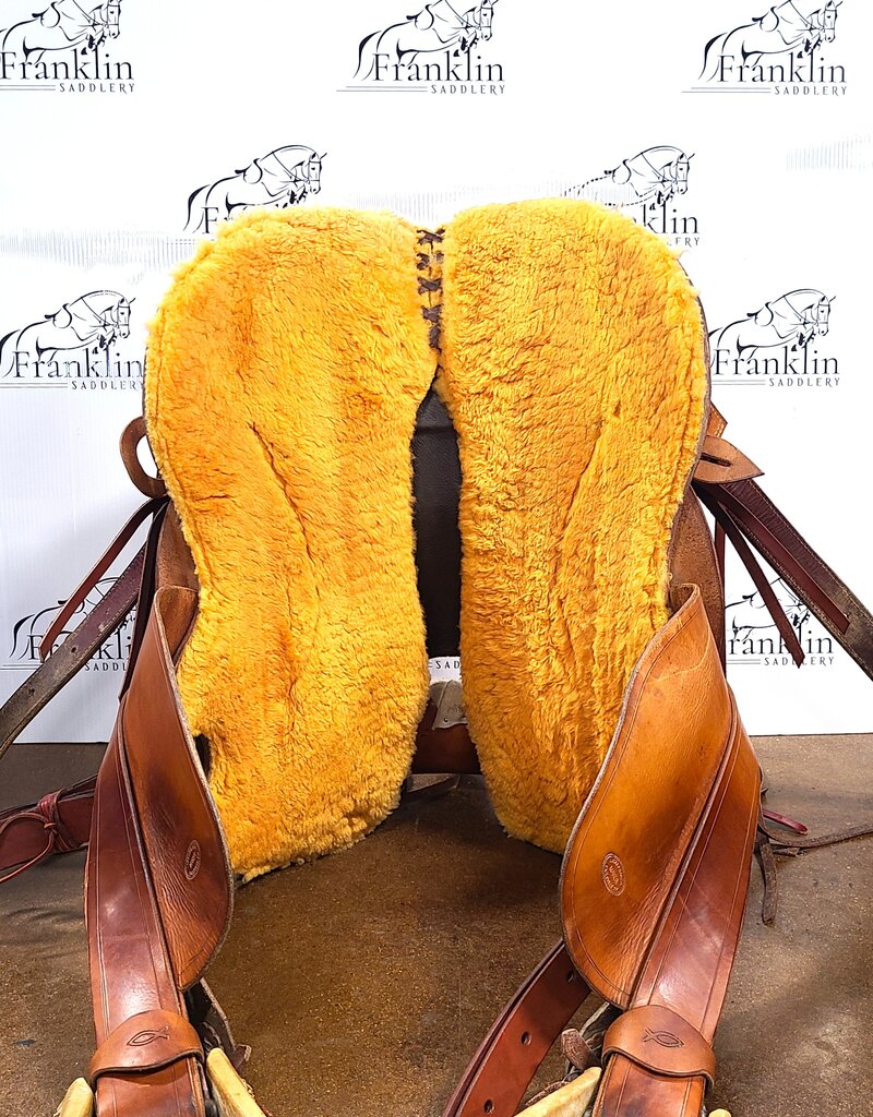 Custom Lucky P Western Ranch Saddle 16" Seat Consignment #866