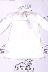 Euphoric Equestrian Euphoric Equestrian Ladies Palm Beach LS Competition Top White