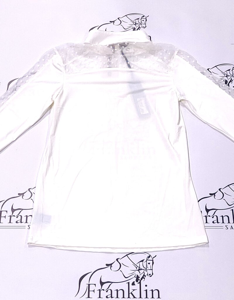 Euphoric Equestrian Euphoric Equestrian Ladies Palm Beach LS Competition Top White