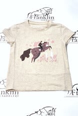 Ariat Ariat Youth Floral Leap Short Sleeve T-Shirt Oatmeal