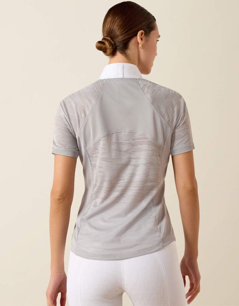 Ariat Ariat Women's Aptos Vent 2.0 Short Sleeve Show Shirt Show Grey