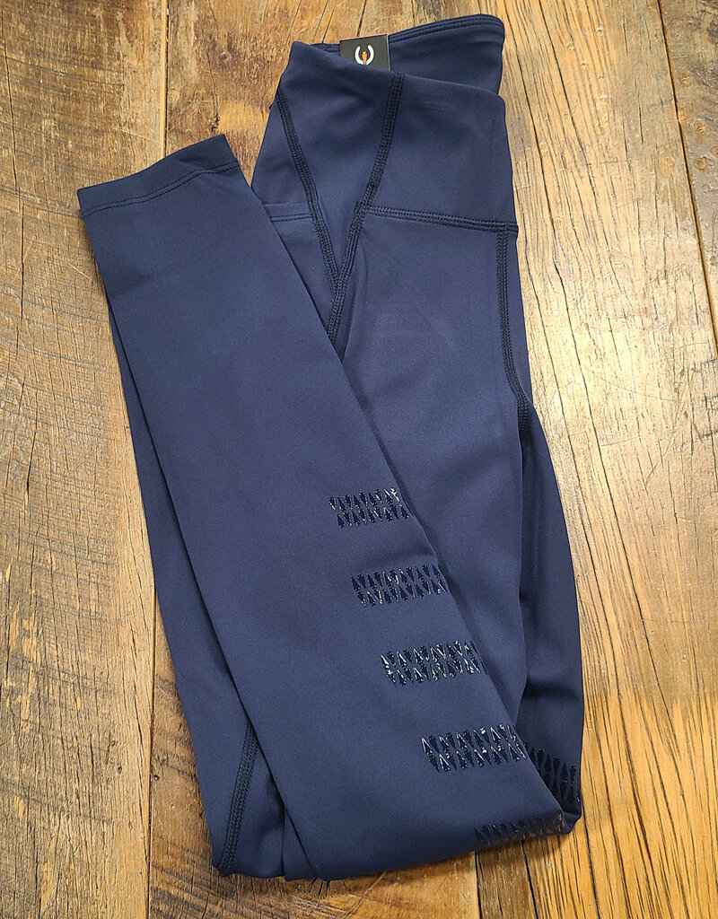 Kerrits Kerrits Women's Coolcore Powerlite Knee Patch Pocket Tight Nightfall