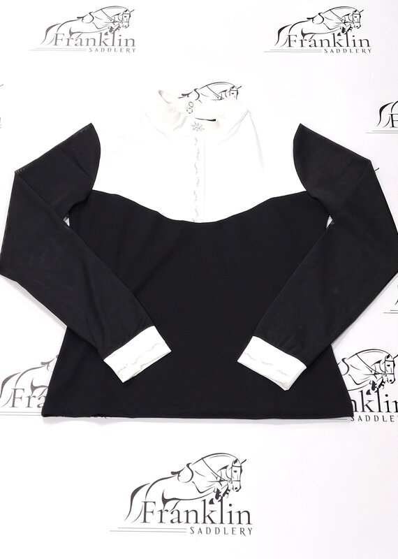 Pikeur Ladies Competition Blouse Black/White