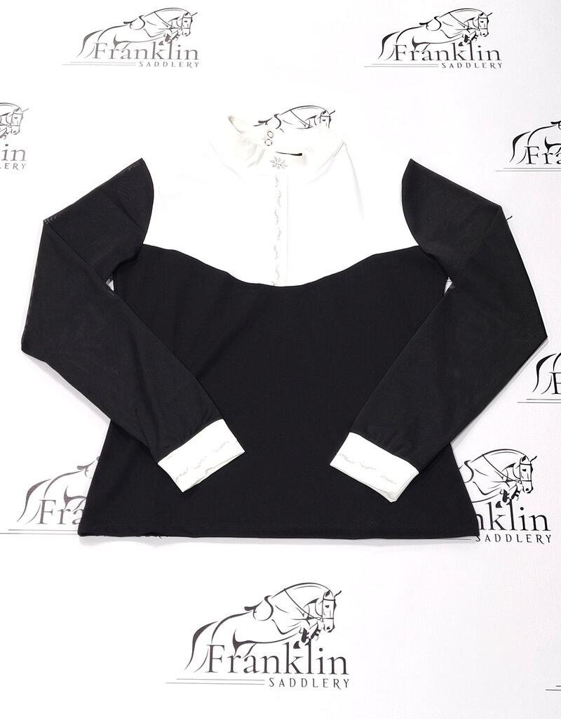Pikeur Ladies Competition Blouse Black/White
