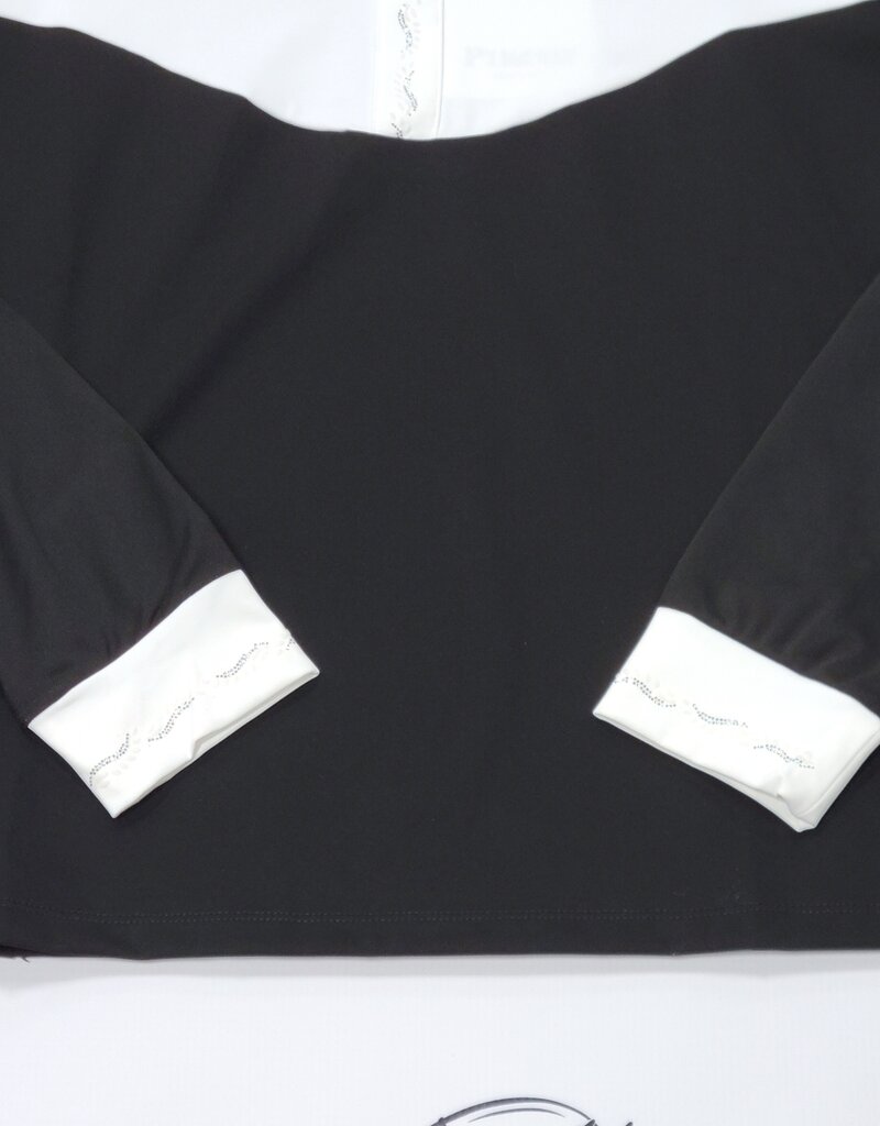 Pikeur Ladies Competition Blouse Black/White